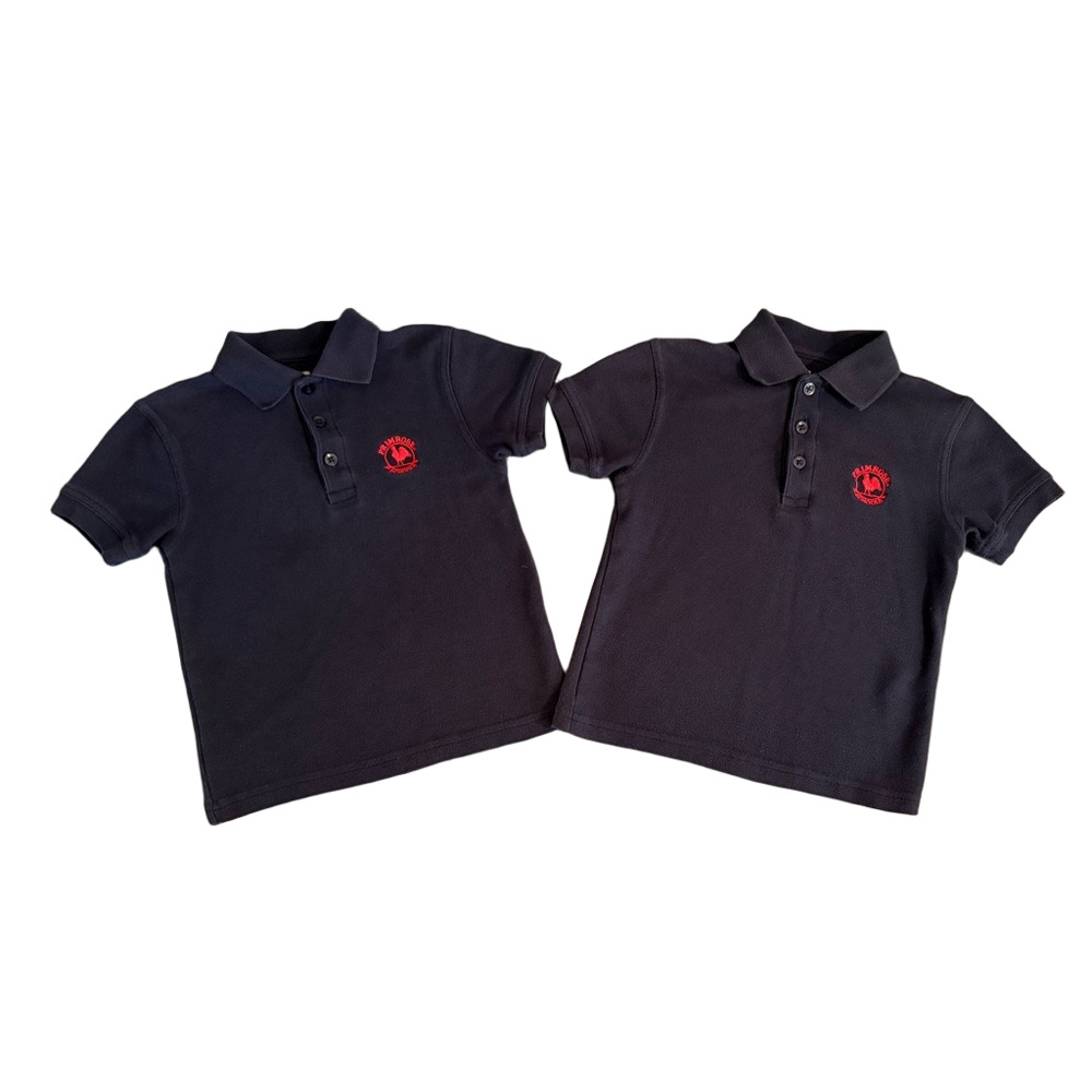 Primrose Schools Navy Polo Shirts with Red Logo
